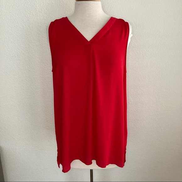 Pleione Tops - Pleione vneck sleeveless 4th of July summer bright blouse